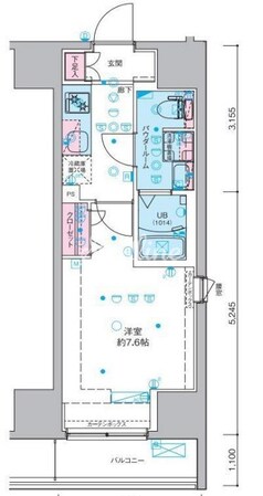 ジェノヴィア南砂町スカイガーデンの物件間取画像